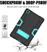 Shockproof Case for Samsung Galaxy Tab A7 10.4 (2020) - Black/Mint Green - 5