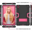 Shockproof Case for Samsung Galaxy Tab A7 10.4 (2020) - Black/Rose Red - 3