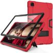 Samsung Galaxy Tab A7 10.4 (2020) Shockproof Case with Holder - Red/Black - 2