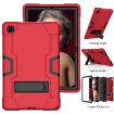 Samsung Galaxy Tab A7 10.4 (2020) Shockproof Case with Holder - Red/Black - 4