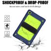 Samsung Galaxy Tab A7 10.4 Case, Silicone + PC, Navy Blue/Yellow-Green - 5