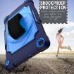 Samsung Tab A 8.0 (2019) T290 Shockproof Case, 360 Rotation, Navy/Blue - 6
