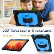 Samsung Galaxy Tab A7 10.4 2020 Shockproof Case with Holder Black Blue - 3