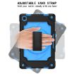 Samsung Galaxy Tab A7 10.4 2020 Shockproof Case with Holder Black Blue - 4
