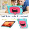 Samsung Galaxy Tab A7 10.4 Case 360 Rotation Shockproof Mint/Rose - 3