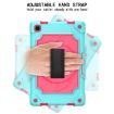 Samsung Galaxy Tab A7 10.4 Case 360 Rotation Shockproof Mint/Rose - 4