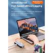 ROCK TR06 6-in-1 USB-C Docking Station with RJ45 for Multi-function Use - 7