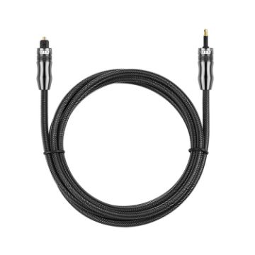 EMK 3m Digital Optical Audio Cable OD6.0mm Toslink to Mini Toslink - 1