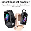X4 Smart Bracelet: 1.14" HD, Bluetooth Earphone, Health Monitoring, Rose Gold - 4