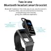 X4 Smart Bracelet: 1.14" HD, Bluetooth Earphone, Health Monitoring, Rose Gold - 7