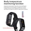 X4 Smart Bracelet: 1.14" HD, Bluetooth Earphone, Health Monitoring, Rose Gold - 9