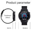 E80 1.3" TFT Smart Bracelet, IP68 Waterproof, Health Monitoring, Black - 3