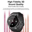 H6 1.28" Touch Screen Smart Watch, IP67 Waterproof, Bluetooth Call, Black - 9