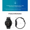 T88 1.28" TFT Smart Watch - IP67 Waterproof, Temp/Sleep/Heart Monitor - 3