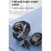 MX12 Smart Watch - 1.3" IPS, IP68 Waterproof, Bluetooth Call, Steel Strap - 4