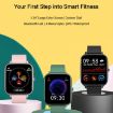 P6 1.54" TFT Smartwatch, IP68 Waterproof, Bluetooth Call, Pink - 3
