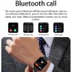 P6 1.54" TFT Smartwatch, IP68 Waterproof, Bluetooth Call, Pink - 6
