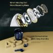 Remax TWS-23 Bluetooth 5.0 Magnetic True Wireless Earphones Black - 5