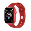 DW35PRO 1.75" IPX7 Waterproof Smart Watch, Bluetooth, Heart Rate, Red Strap - 1