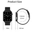 E86 1.7" TFT Smart Watch, IP68 Waterproof, Blood Oxygen & Temp Monitor - 3