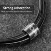 TOPK 4 PCS Reusable Nylon Tie-wraps, Hook & Loop Fastener Cable Ties, 3m - 2