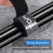 TOPK 4 PCS Reusable Nylon Tie-wraps, Hook & Loop Fastener Cable Ties, 3m - 5