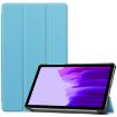 Samsung Galaxy Tab A7 Lite T225 Sky Blue Leather Case with Holder - 1