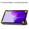 Samsung Galaxy Tab A7 Lite T225 Dark Green Leather Flip Case with Holder - 6