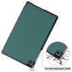 Samsung Galaxy Tab A7 Lite T225 Dark Green Leather Flip Case with Holder - 7