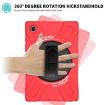 Shockproof Red Case for Samsung Galaxy Tab A7 10.4 2020 with Straps & Protector - 6
