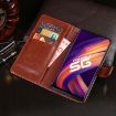 Ulefone Armor 11 5G Yellow Leather Case with Holder & Card Slots - 6