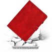 Samsung Galaxy Tab A7 Lite T220 Red Leather Case with Holder & Slots - 7
