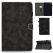 Samsung Galaxy Tab A7 Lite T220 Grey Leather Case with Holder & Slots - 1