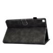 Samsung Galaxy Tab A7 Lite T220 Grey Leather Case with Holder & Slots - 5