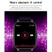 GT20 1.69" TFT Smart Watch, IP67 Waterproof, Pink Silicone Strap - 7