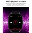 GT20 1.69" TFT Smart Watch, IP67 Waterproof, Steel Strap Pink - 7