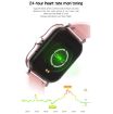 GT20 1.69" TFT Smart Watch, IP67 Waterproof, Steel Strap Silver - 6