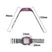 Garmin Vivofit JR3 Silicone Watch Band - Facial Makeup Design - 4