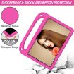 Samsung Galaxy Tab A7 10.4 (2020) Shockproof Case with Holder - Rose Red - 4