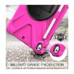 Shockproof Rose Red Silicone PC Case for iPad Pro 10.5 with Straps & Slot - 3