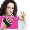 Shockproof Rose Red Silicone PC Case for iPad Pro 10.5 with Straps & Slot - 7