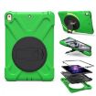 Shockproof Green Silicone + PC Case with Holder for iPad Pro 10.5 - 2