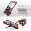 Shockproof Red Silicone + PC Case with Holder for iPad Pro 10.5 - 6