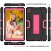 Shockproof Case for Samsung Galaxy Tab A7 10.4 (2020) - Black/Rose Red - 3