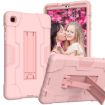 Samsung Galaxy Tab A7 10.4 (2020) Shockproof Case with Holder, Rose Gold - 1