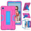 Shockproof Case for Samsung Galaxy Tab A7 10.4 (2020) - Rose Red/Blue - 4