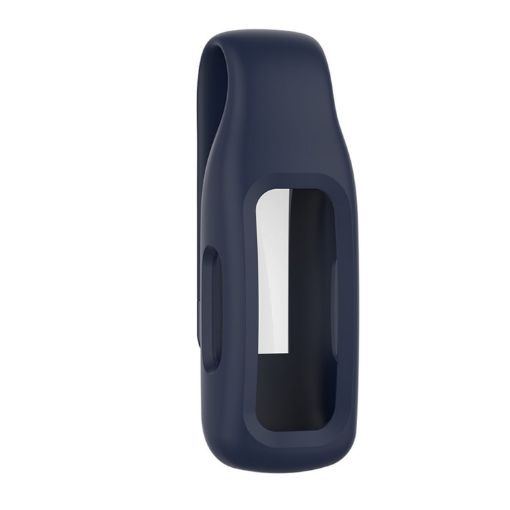 Fitbit Ace 3/Inspire 2 Blue Silicone Protective Clip Case Cover - 1