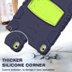 Shockproof Case with Holder for iPad Pro 10.5 (2019/2017) - NavyBlue/Lime - 5