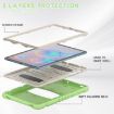 Samsung Galaxy Tab S6 T860 Shockproof Case with Holder - Matcha Green - 6