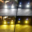 V6 H11 Car LED Fog Light 2PCS 30W 3000LM IP65 Double Color 30LEDs - 7